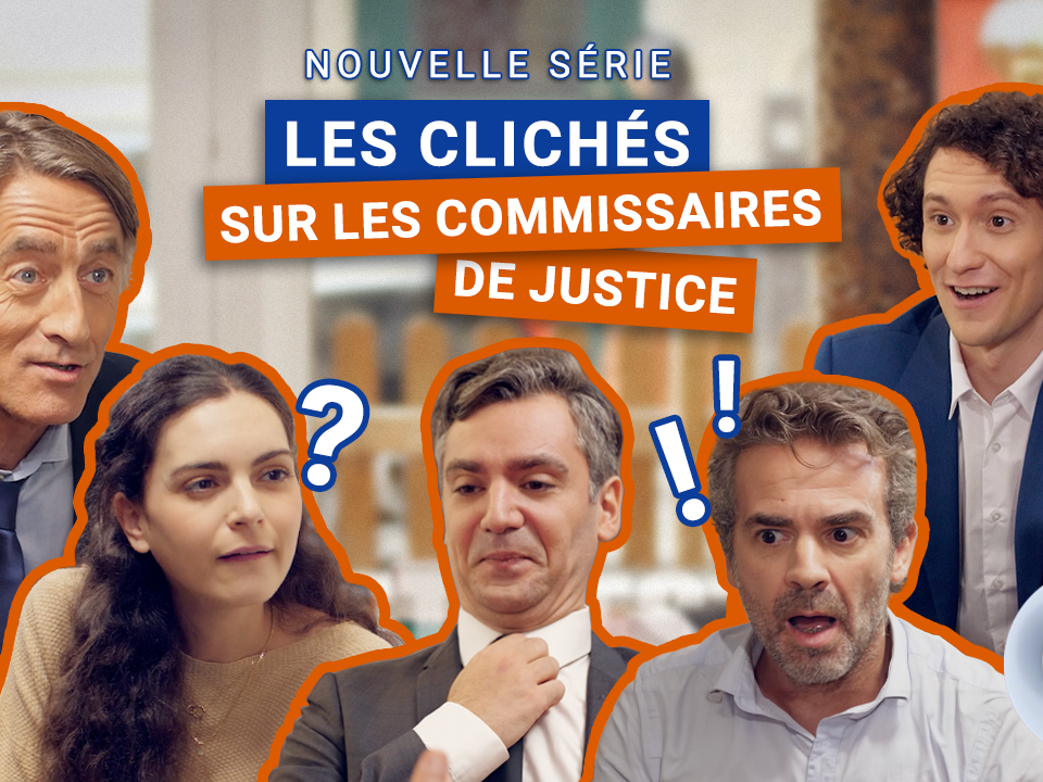 Découvrez la bande annonce de la nouvelle série : Les clichés sur les commissaires de justice