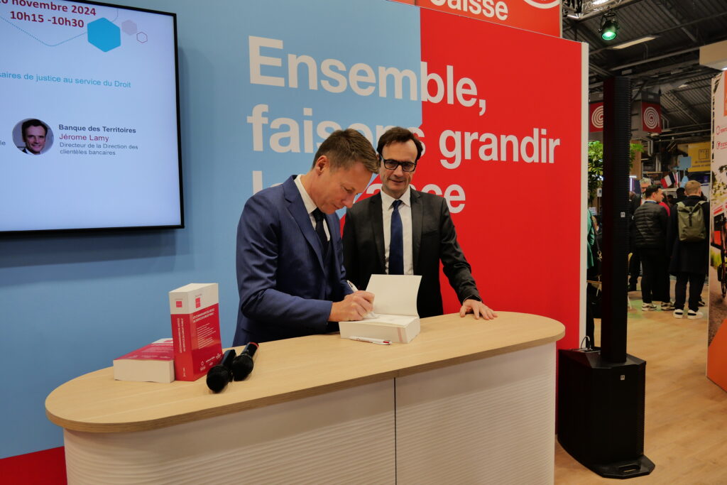 Présentation en avant-première de l’ouvrage « Les commissaires de justice au service du droit public » au Salon des Maires