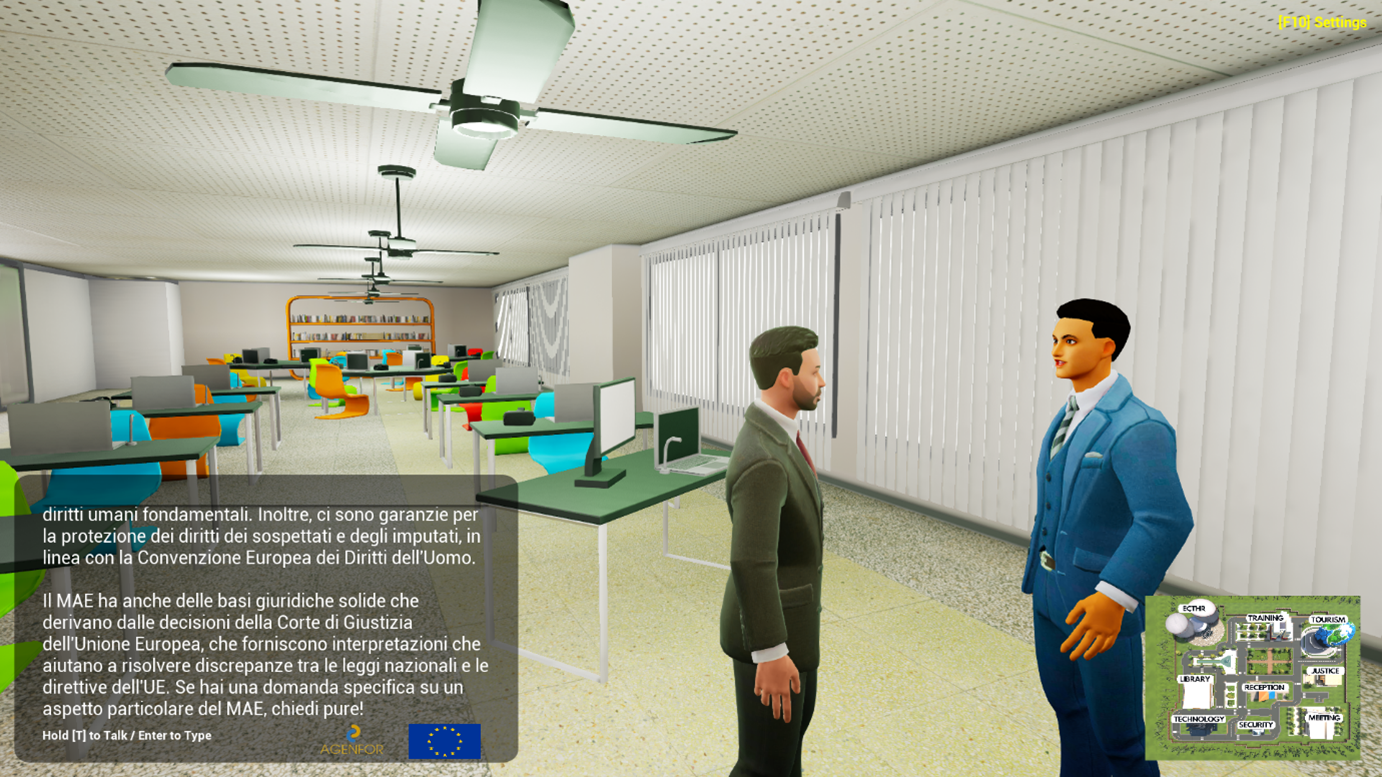 Actualité du projet européen VR-DIGIJUST