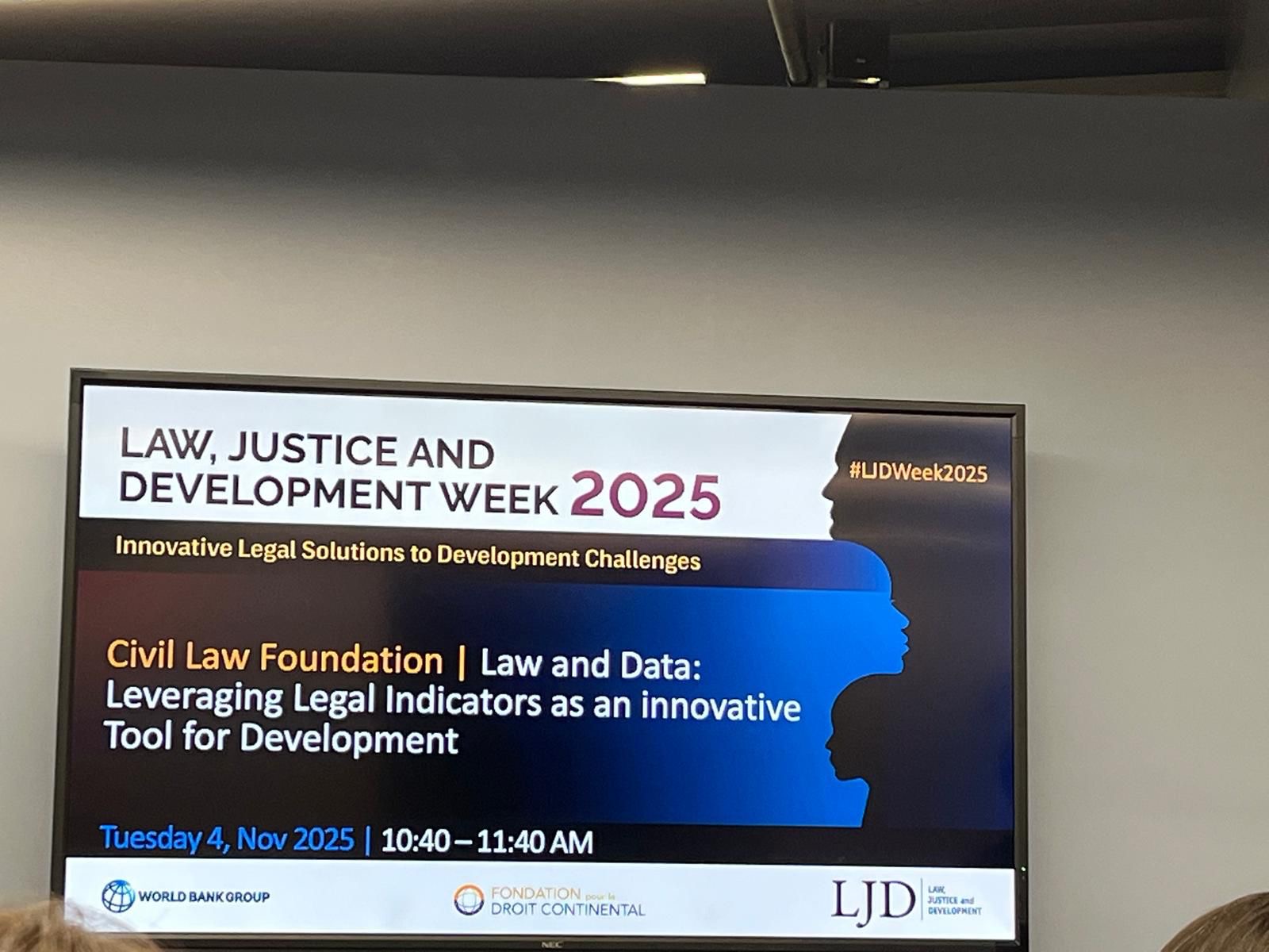 Semaine juridique de la Banque mondiale : des échanges stratégiques pour la profession